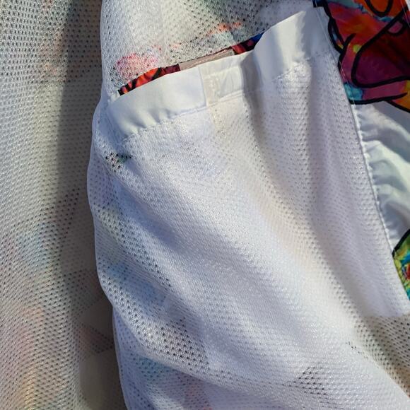 Members Only Size XL Rick & Morty All Over Print Hooded Jacket Windbreaker A38 - Picture 4 of 10